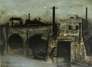 図４『運河風景』