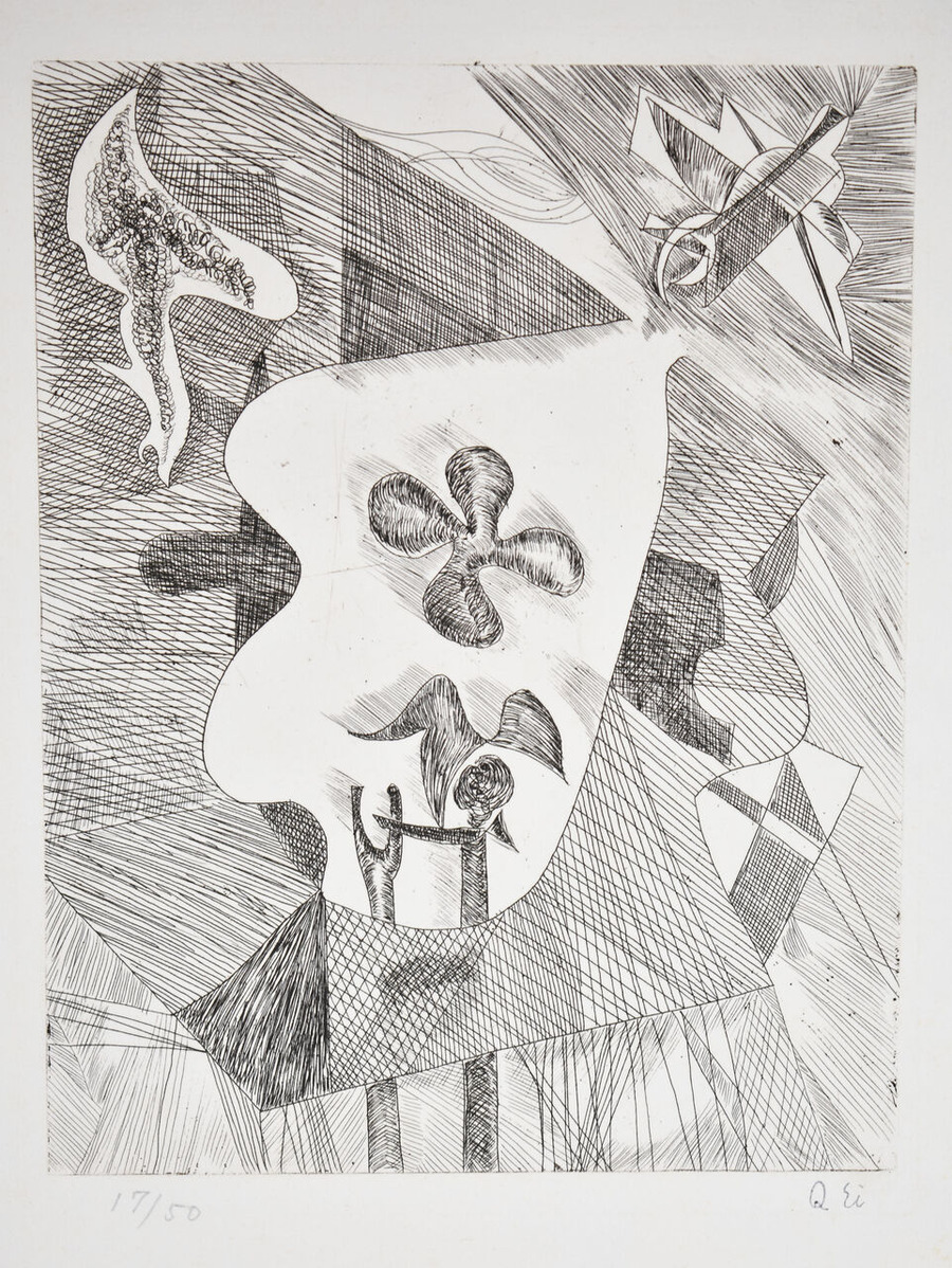 瑛九‗銅版画‗No.12 (1)