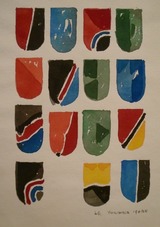 磯辺行久水彩1964