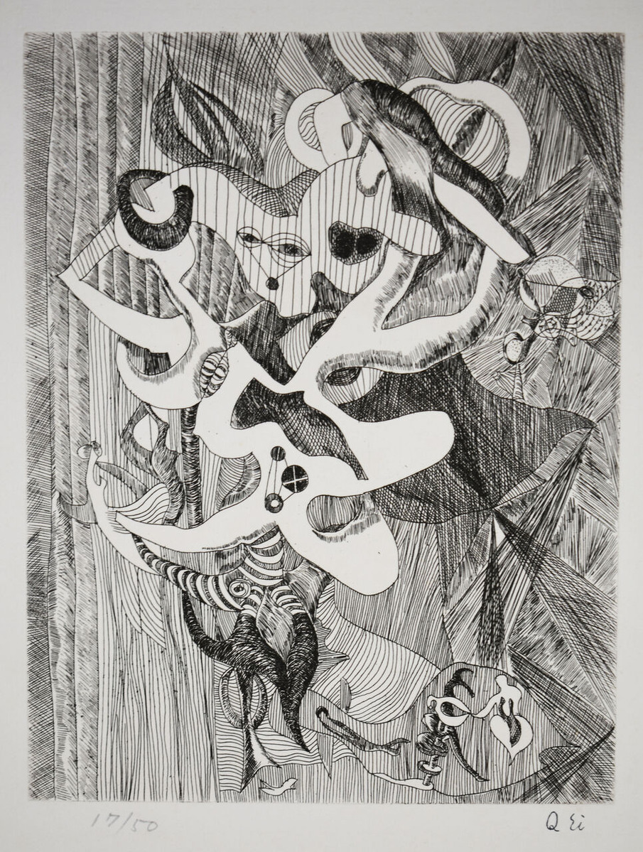 瑛九‗銅版画‗No.18 (2)