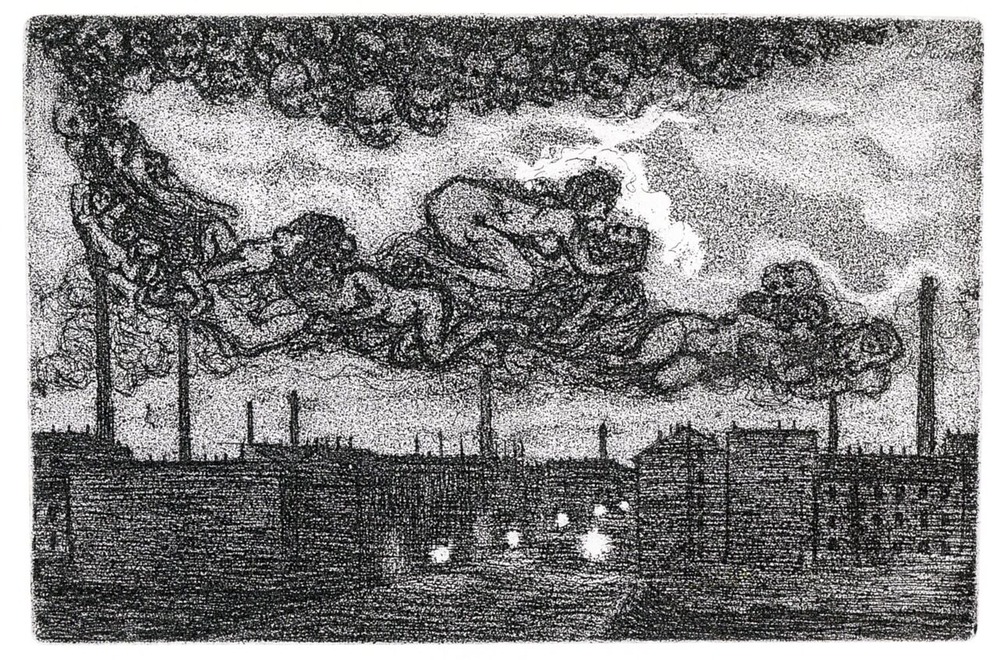 図５　ルッソロ《眠れる都市》