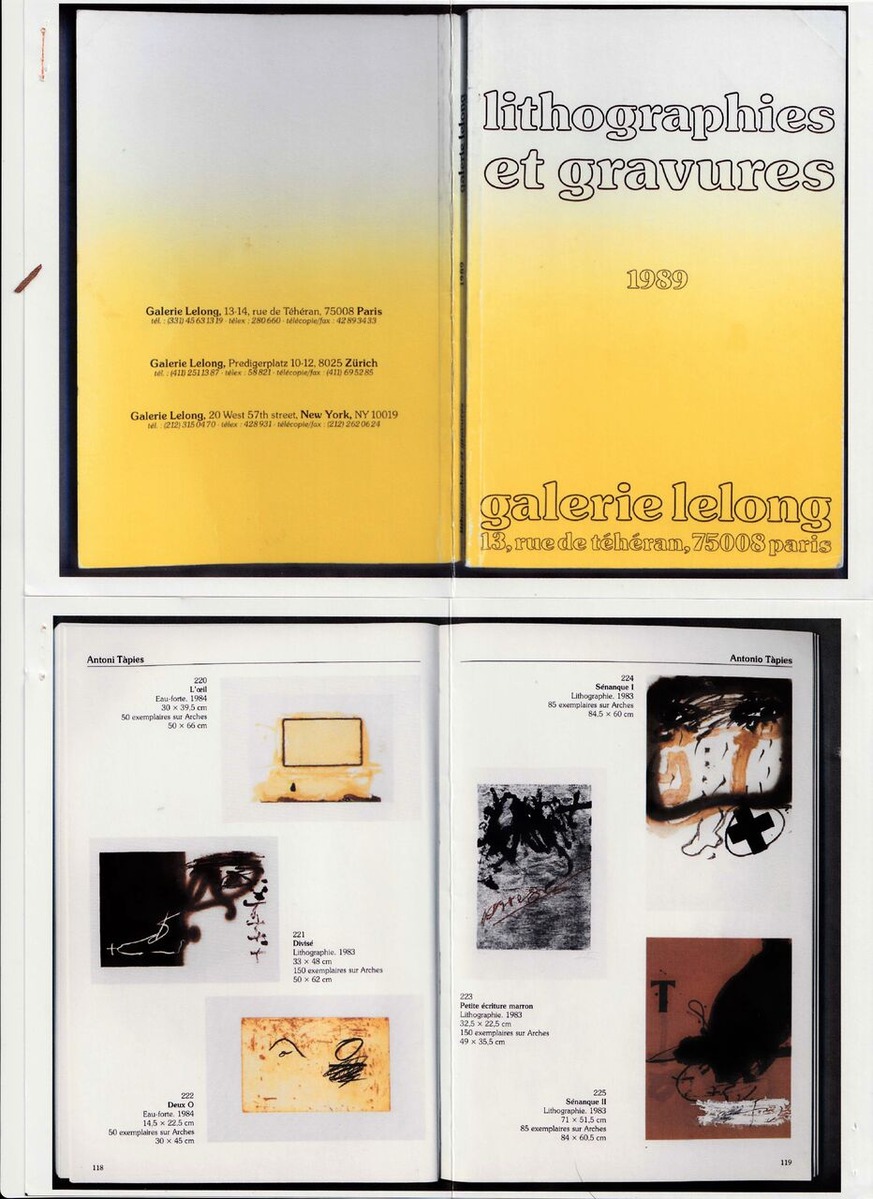 図版2. 版画カタログ（ルロン画廊1989年刊）より