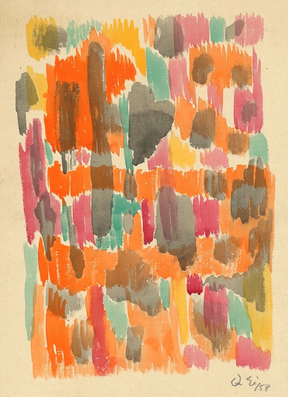 No.8　瑛九　水彩