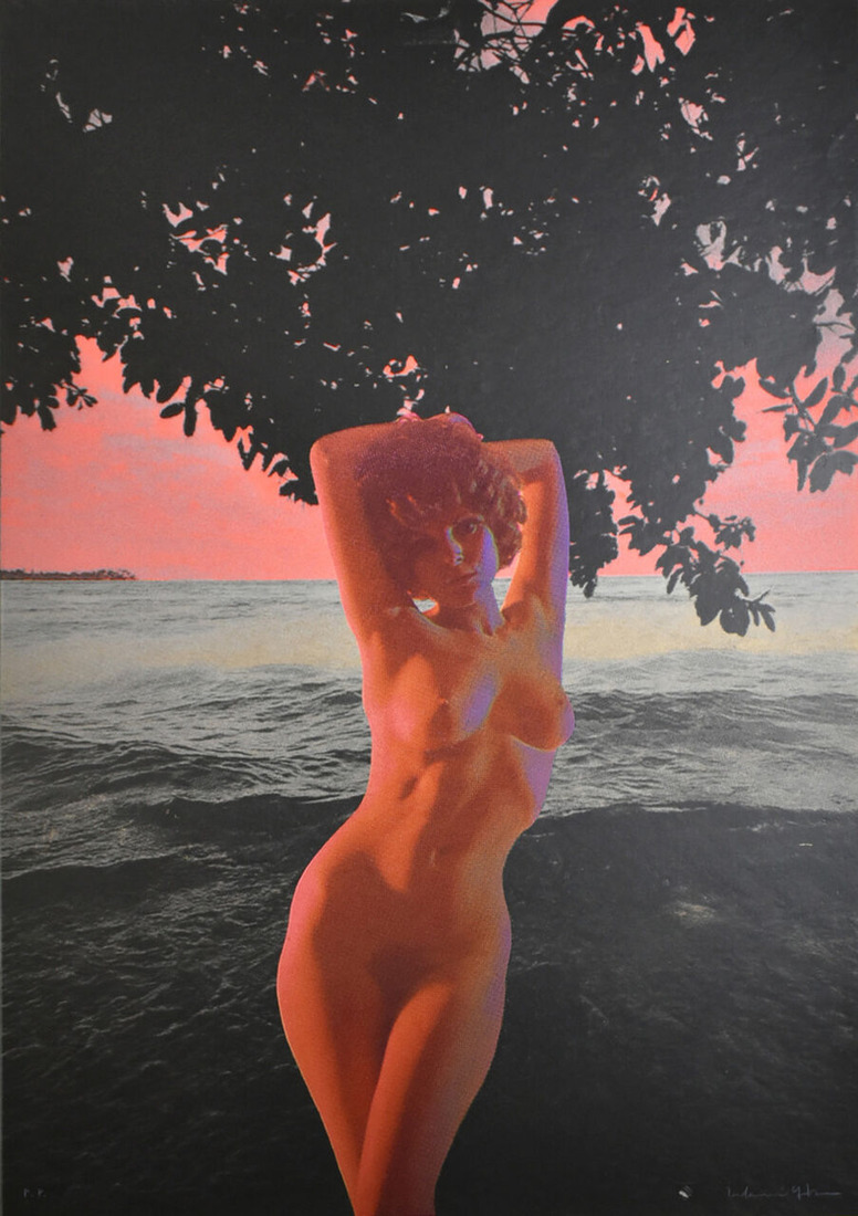 横尾忠則「タヒチの印象　I-A（耳付）」 (1) - コピー