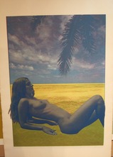 横尾忠則タヒチⅡ-B耳付