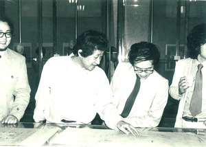 19790605東大磯崎新展オープニング 磯崎新 横山正