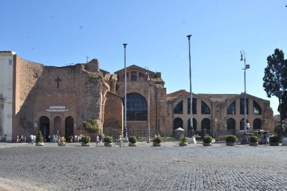 ディオクレティアヌス帝浴場遺跡 ローマ