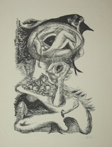 瑛九「鳥の夢」