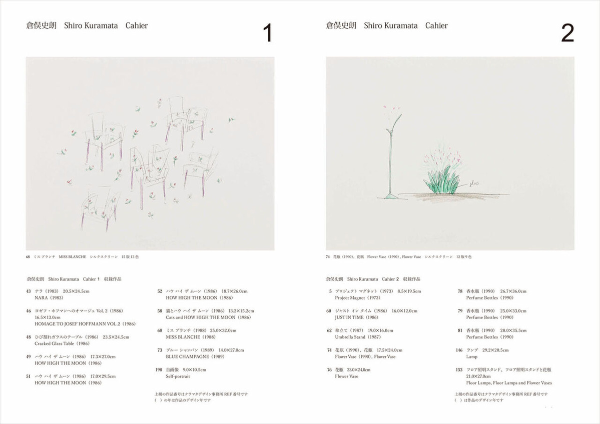 倉俣史朗ShiroKuramataCahierパンフレットデザインH2H3_20200226_600