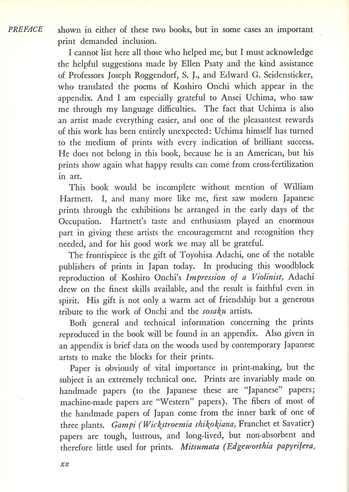 スタットラー日本の現代版画序文２