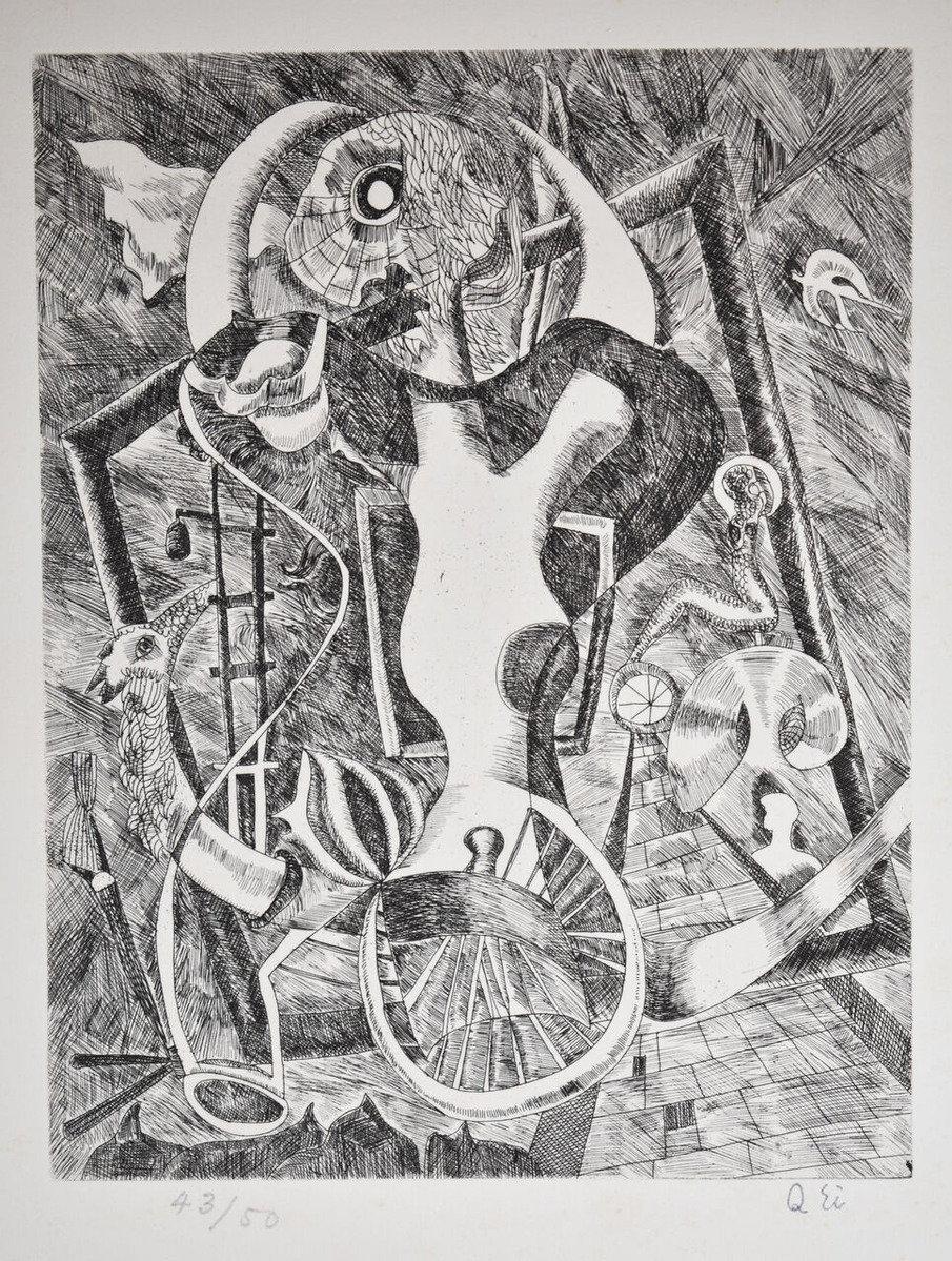 瑛九‗銅版画‗No.3 (1)