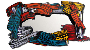 BRUSH MIRROR 113x56cm mixed media 2011 작