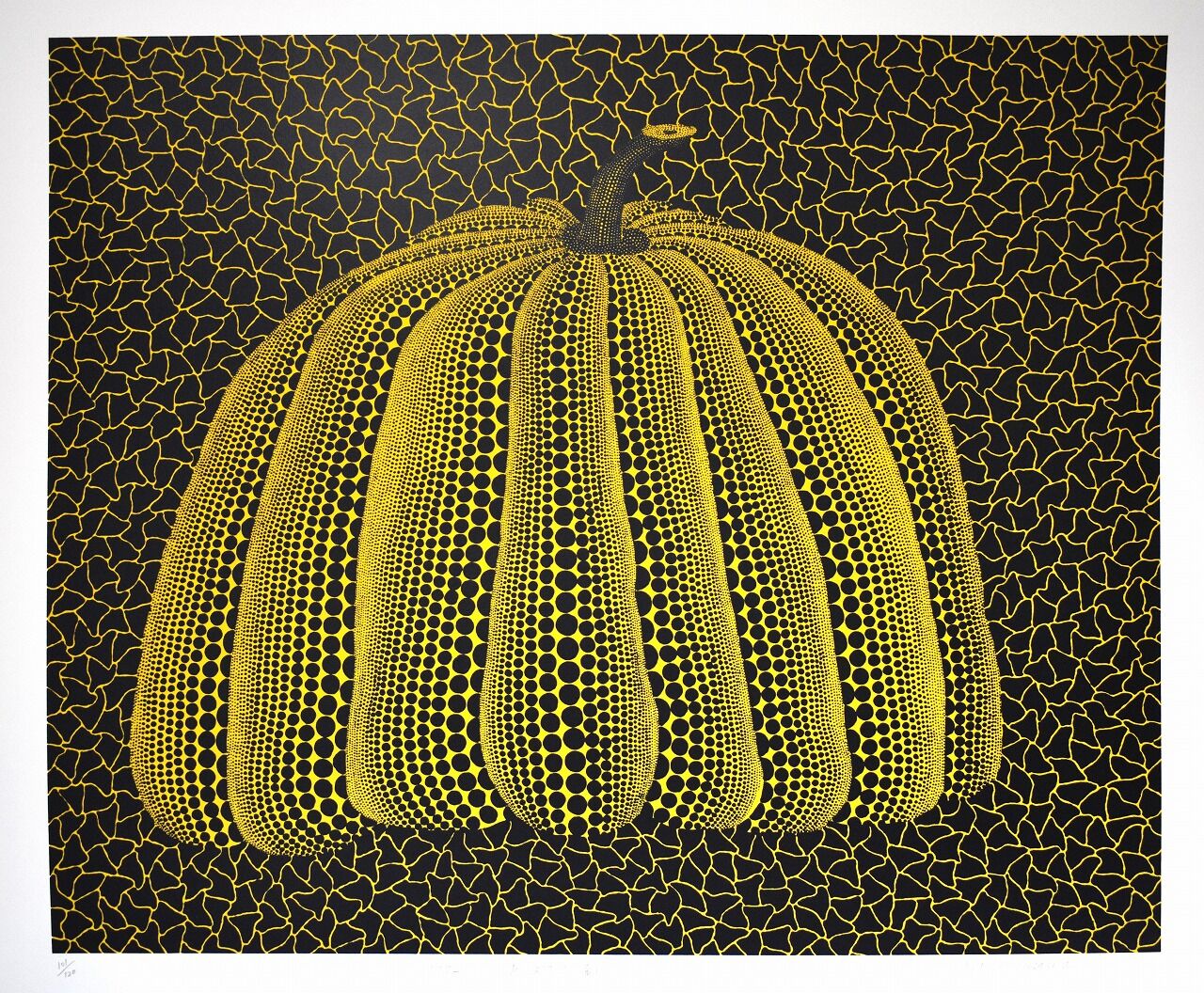 Yayoi KUSAMA Pumpkin (Yellow Y） (1)