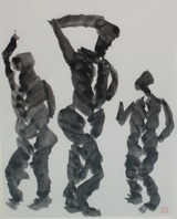 山口長男「三人の女」