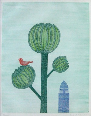 南桂子サボテンと塔