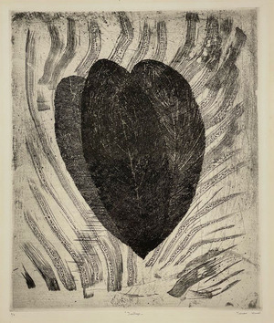 71 駒井哲郎《フロントピース Mai 斬られた首：「からんどりえ」より》