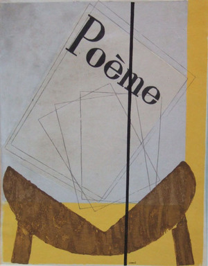 恩地孝四郎　Composition No.2文字