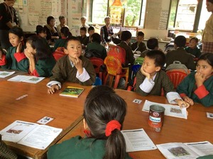 障がい者のための学校にて