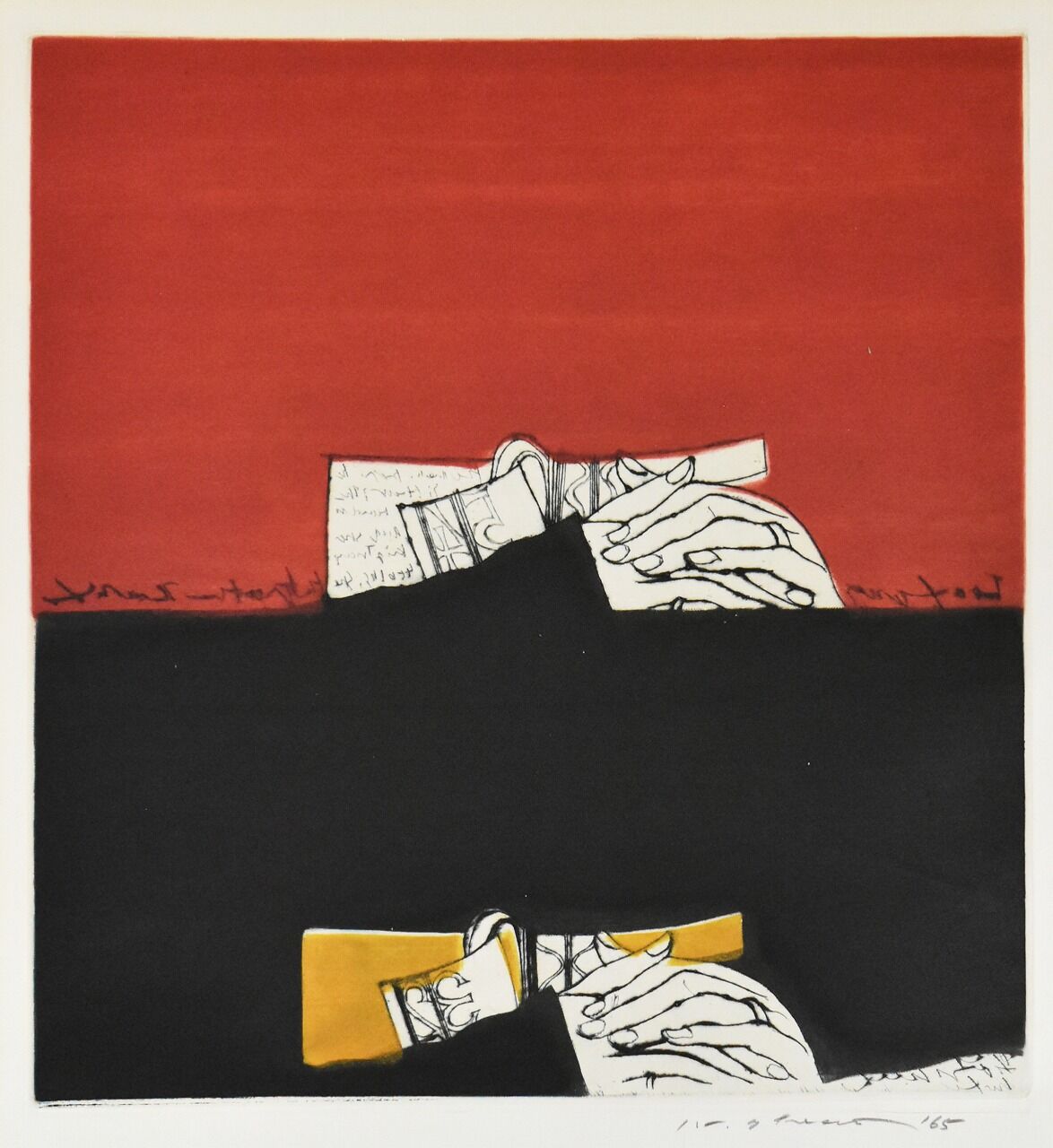 池田満寿夫_聖なる手 1