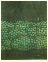 浜口陽三「緑のぶどう」