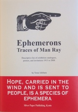 マン・レイ「Ephemerons」表紙