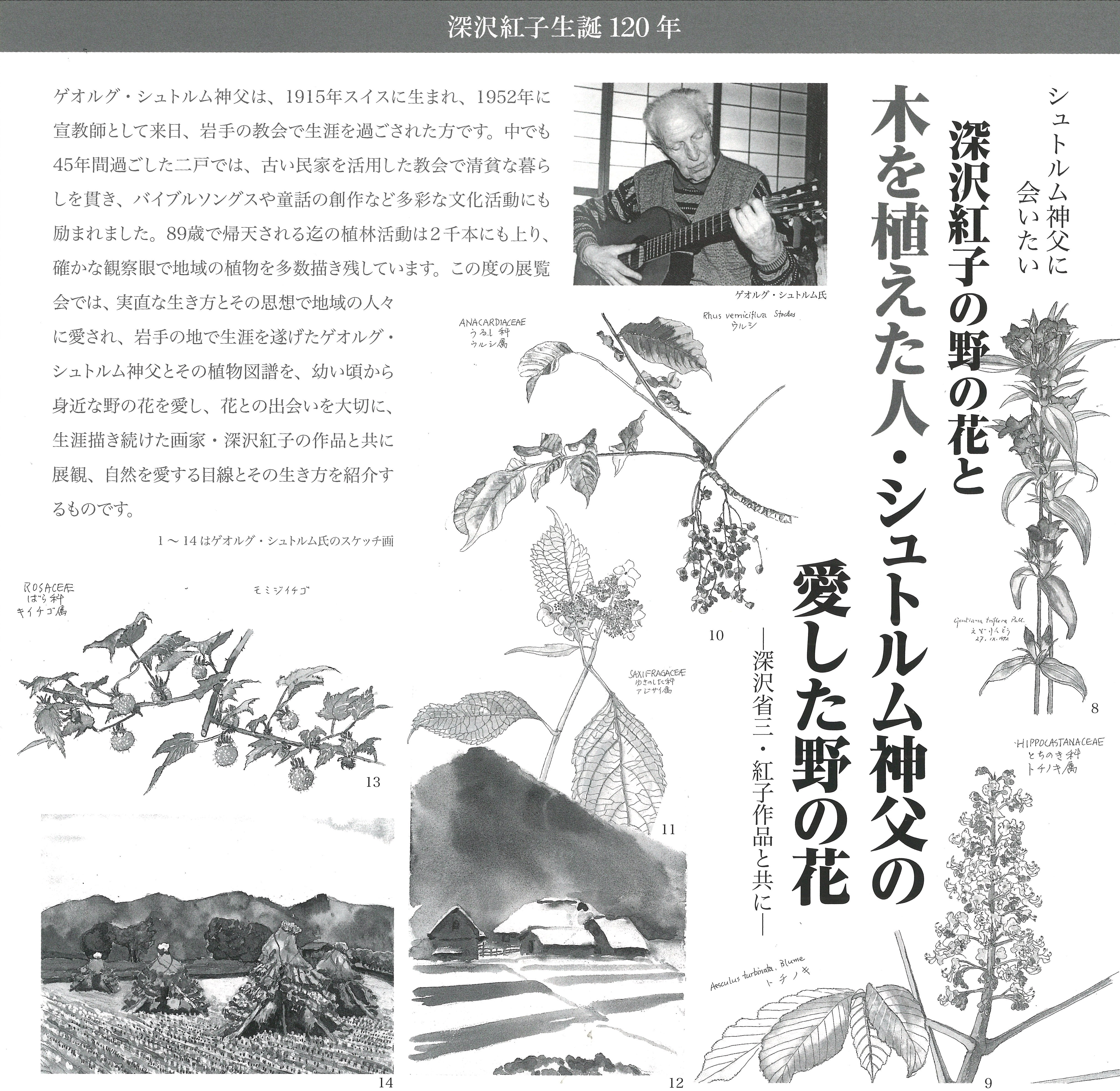 ⑨展覧会案内（裏）