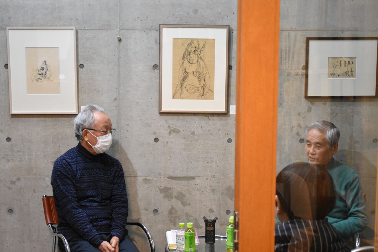 松本竣介展　トーク (7)