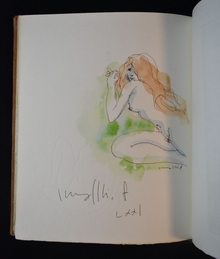 古沢岩美飛べない天使水彩