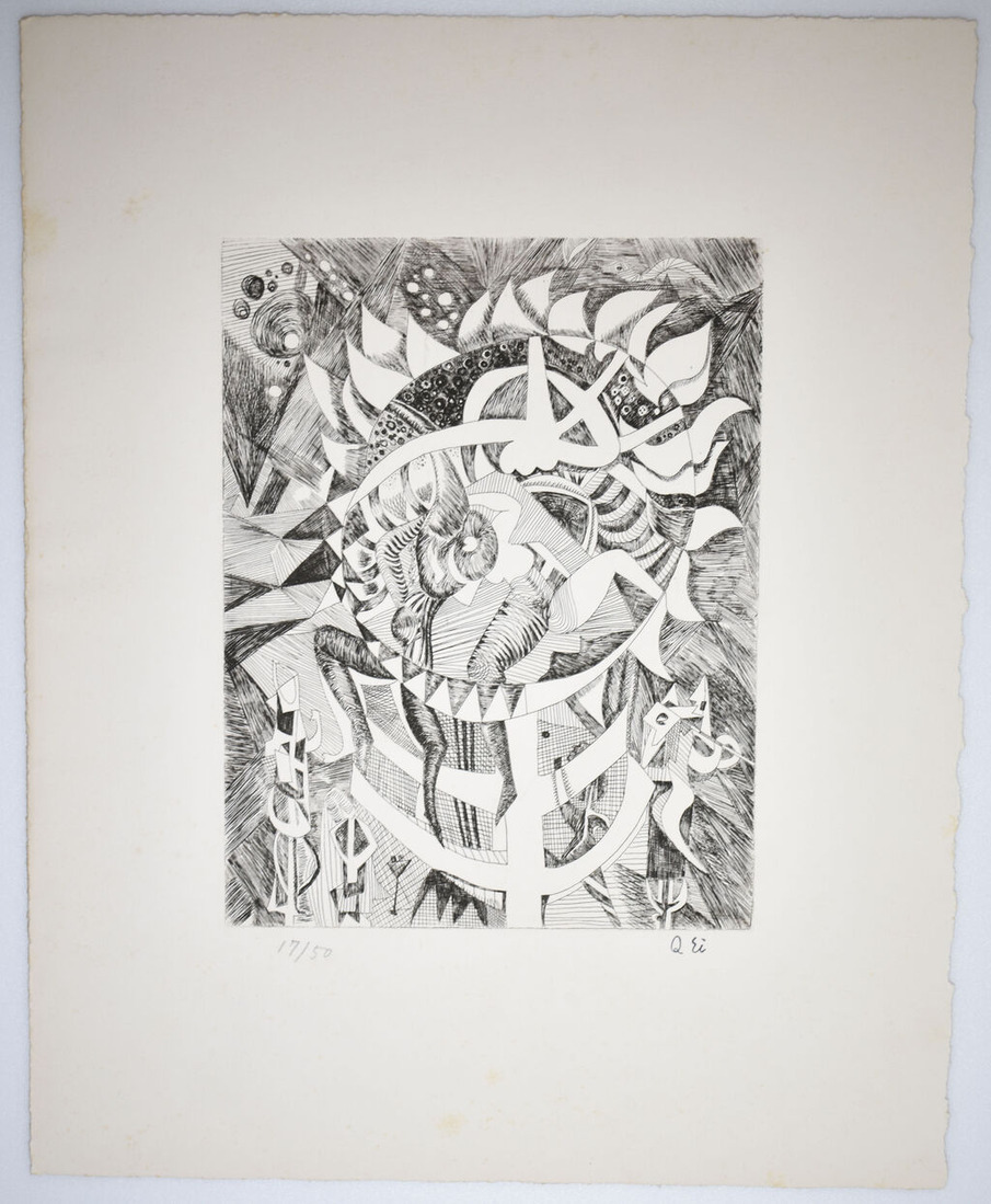 瑛九‗銅版画‗No.11 (2)