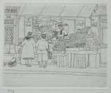 風間完パリ時代３巻-八百屋で