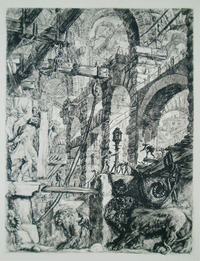 ライオンの浅浮彫り