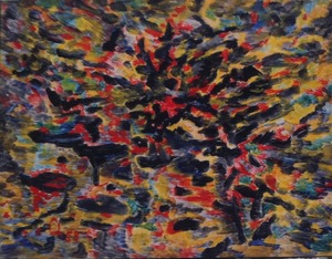 瑛九作品（油彩）