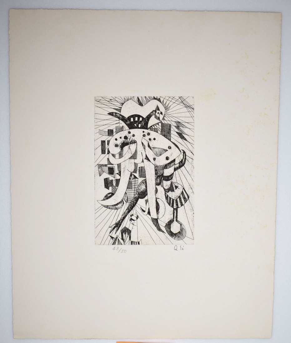 瑛九‗銅版画‗No.4 (2)