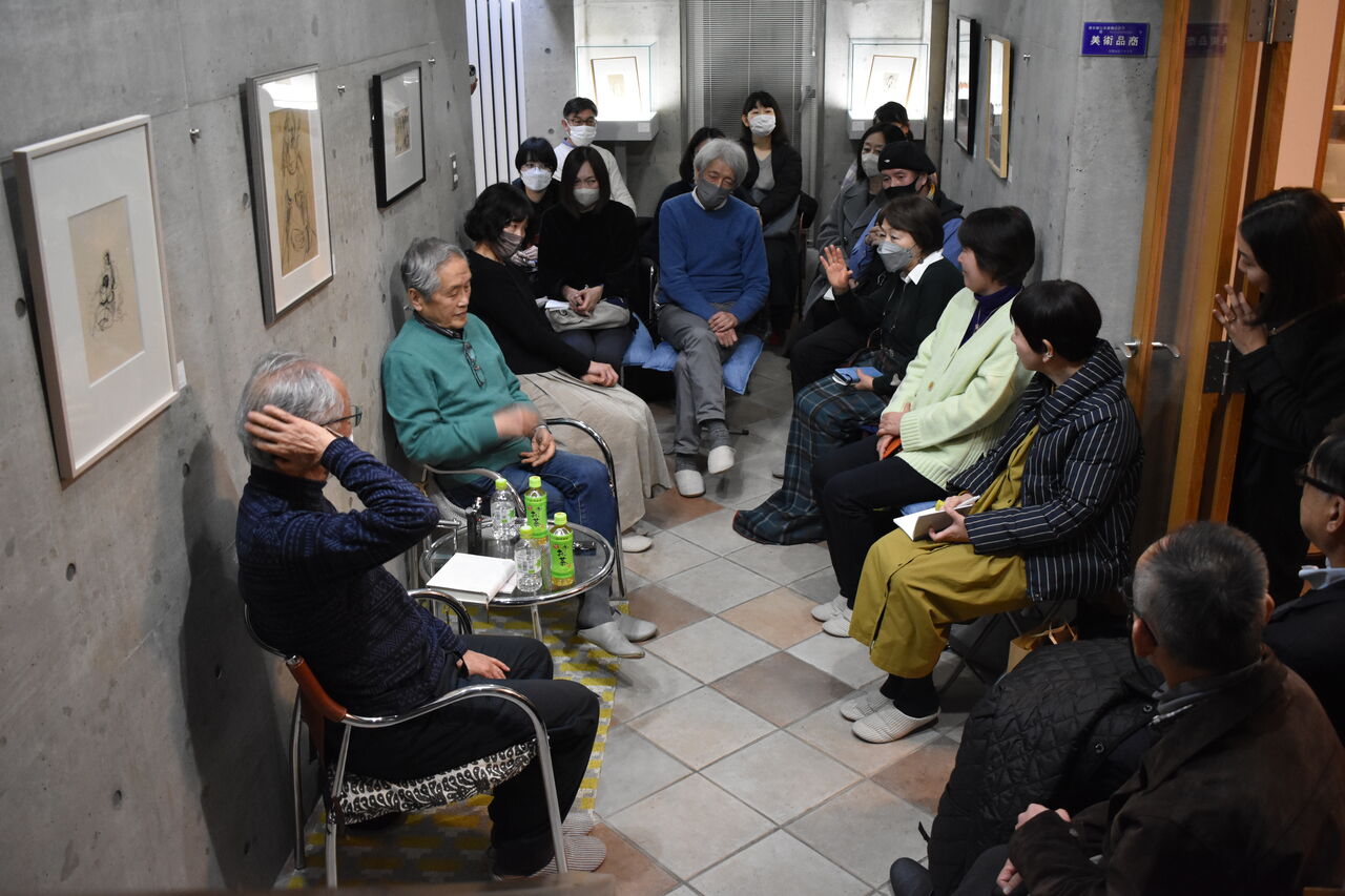 松本竣介展　トーク (9)