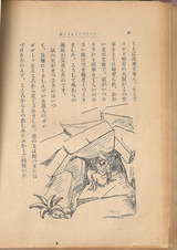 駒井哲郎象とさると・挿画11