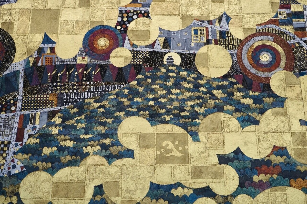 202109野口琢郎金華山と岐阜城、鵜飼