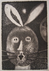 駒井哲郎「月の兎」