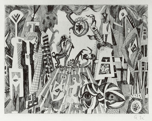 瑛九「街角」_600