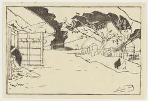 104-1_戸張孤雁《画譜特装版①木版小品②年賀状（後摺り2点入り）》