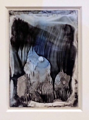 図８ 瀧口修造デカルコマニー