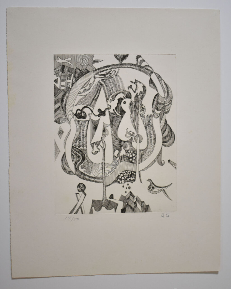 瑛九‗銅版画‗No.16