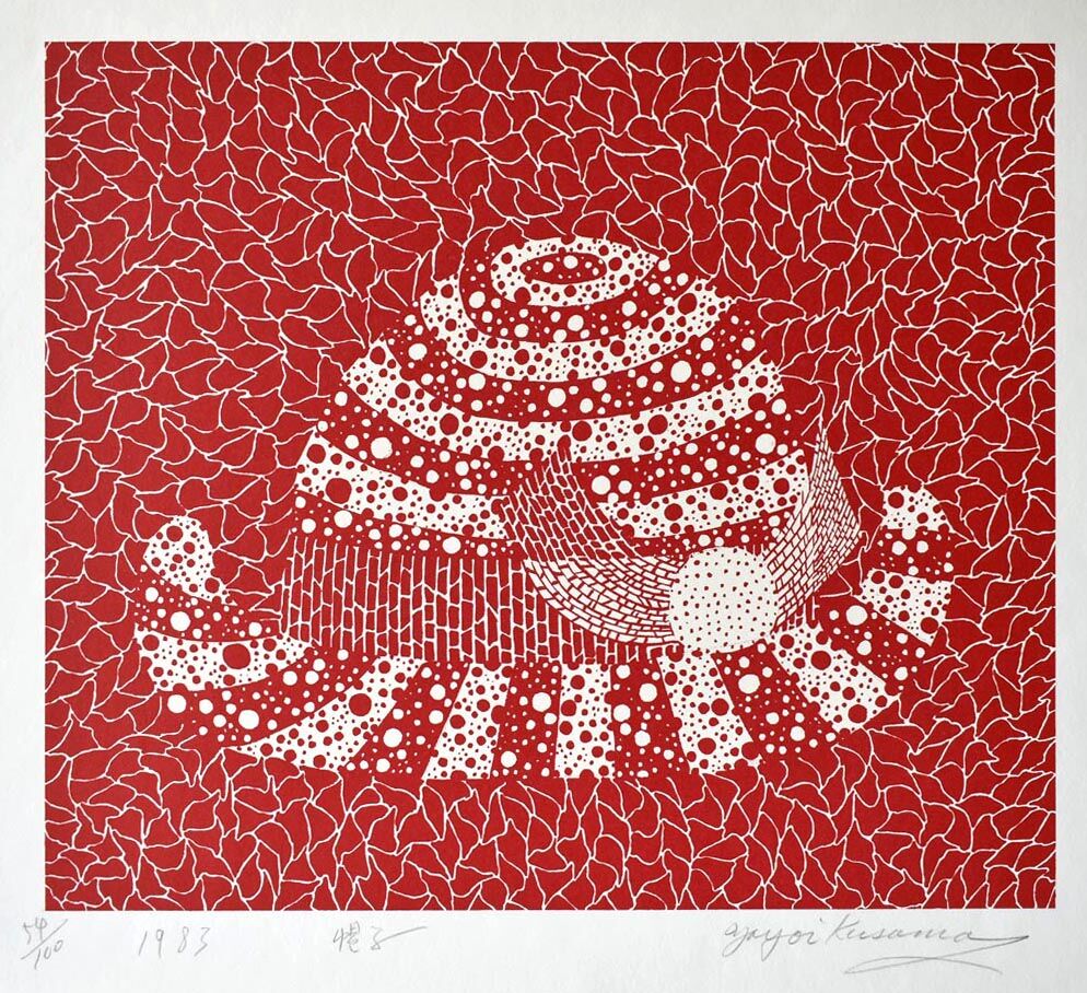 Yayoi KUSAMA Hat 1983 Silkscreen (1)
