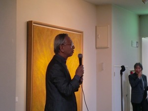 大川美で難波田武男さん挨拶