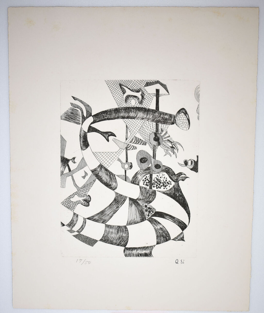 瑛九‗銅版画‗No.10 (2)