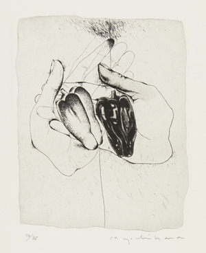 148-5_吉原英雄《『詩画集 少年』より、焦燥》