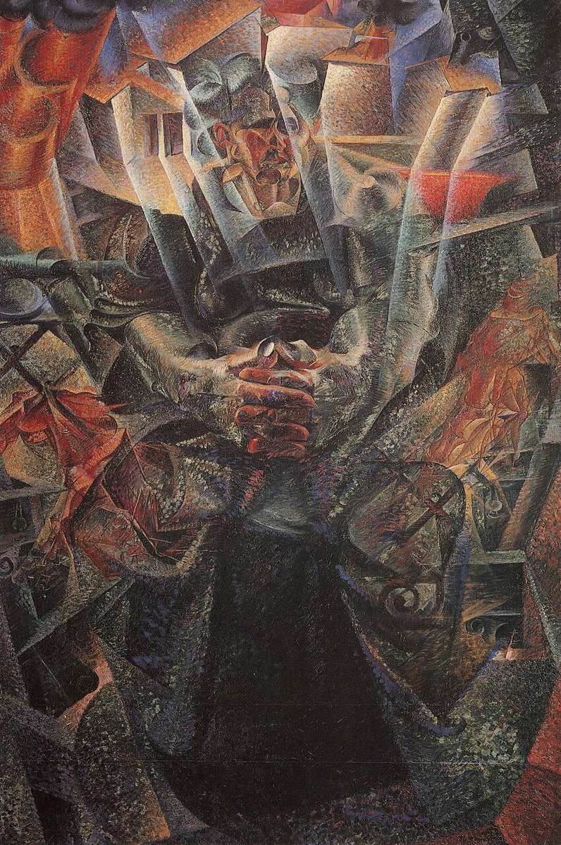 図3 ボッチョーニ《物質》、1912年